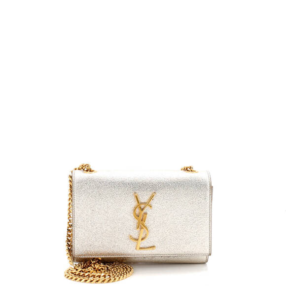 Saint Laurent Handbags - Saint Laurent Small Classic Monogram Crossbody Bag Grainy Leather